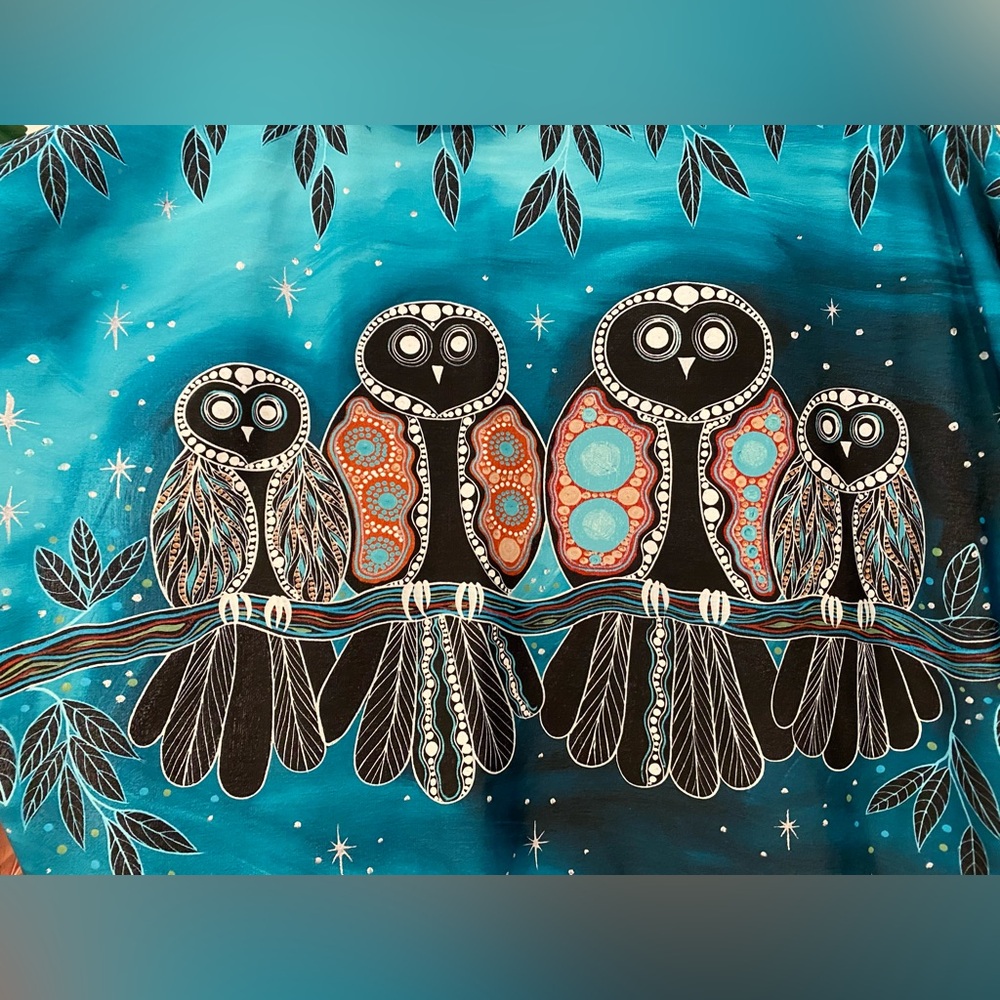 Magical Owls Hoodie Sweater Limited Large✨Designed/ made at BMHQ Australia - Picture 3 of 5